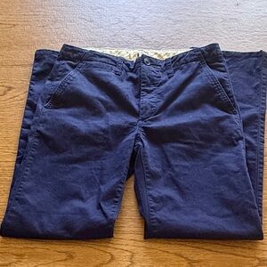 GAP Boy's Dark Navy Cotton Chinos